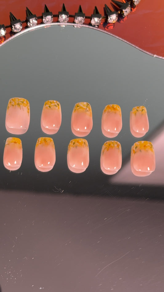 Flower Tip Nails