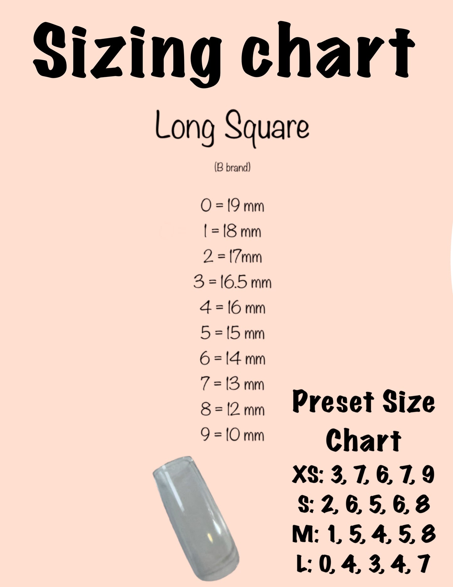 Blue Gentle Bling (Long Square, B Style)
